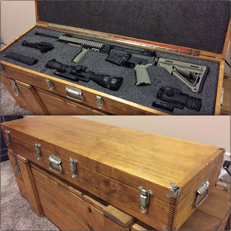 wood gun cases for rifles